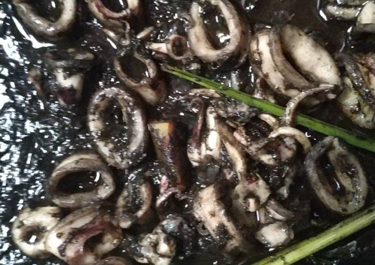 Resep Cumi masak hitam buat anak2, Menggugah Selera