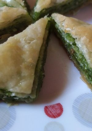 صورة لوصفة بقلاوة تركية