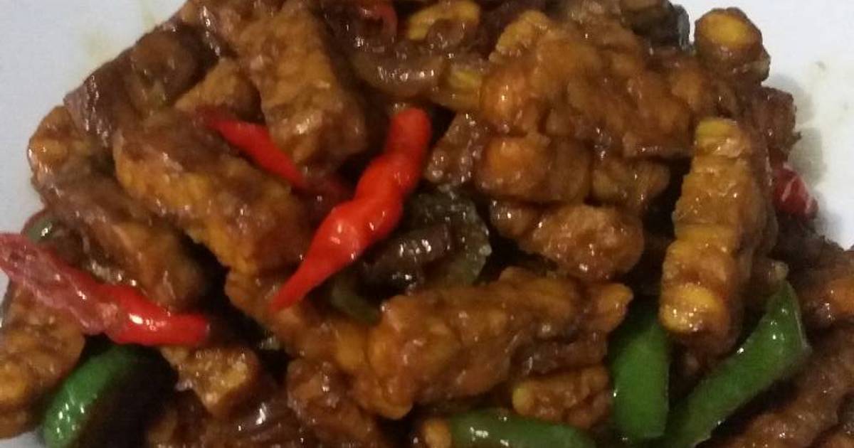 Resep Tumis Tempe Kecap Pedas Oleh Cory Rahmaniah Cookpad 8717