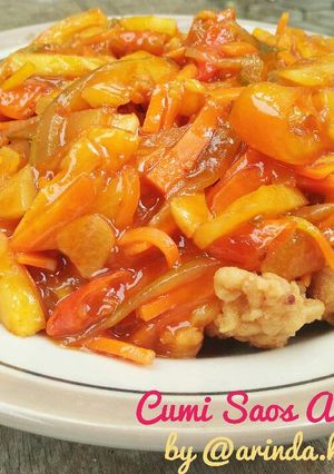Foto resep Cumi Saos Asam Manis by Arinda