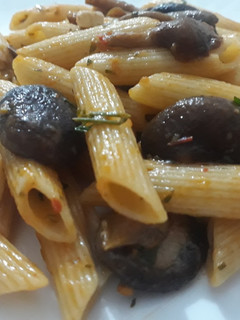 Una foto de Pasta con setas