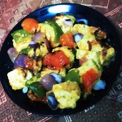 A picture of Grilled Tandoori Masala Panner Tikka.