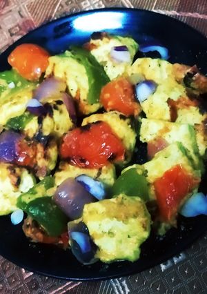 A picture of Grilled Tandoori Masala Panner Tikka.