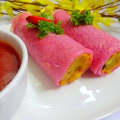 A picture of Beet wrap.