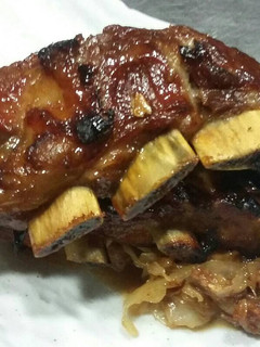 Una foto de Costillas glaseadas con panela