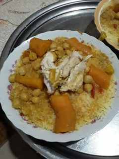 صورة لوصفة كسكس الحراير الجزائري