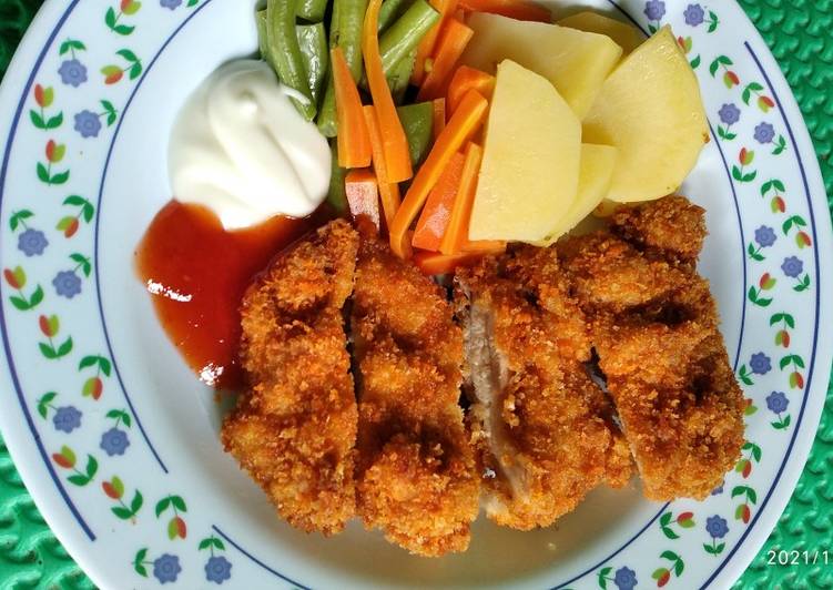 Resep Chicken Katsu Ala Hokben Anti Gagal