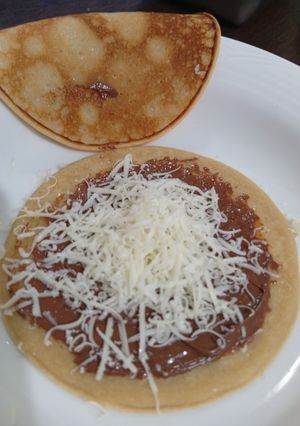 Foto resep Pancake Greek Yoghurt Isi Hazelnut Choco