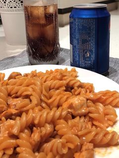 صورة لوصفة معكرونه بالدجاج