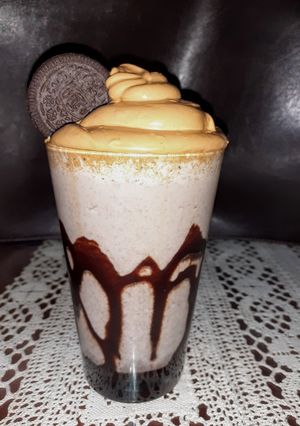 Una foto de Dalgona Coffee de OREO 달고나커피