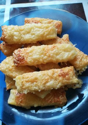 Sajtos túrós rúd recept fotója