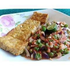 A picture of Beberuk Terong khas Lombok.