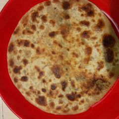 A picture of Moong dalparatha.