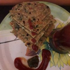 A picture of Mix leafy paratha.