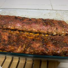 A picture of Dry Rubbed Ribs!.