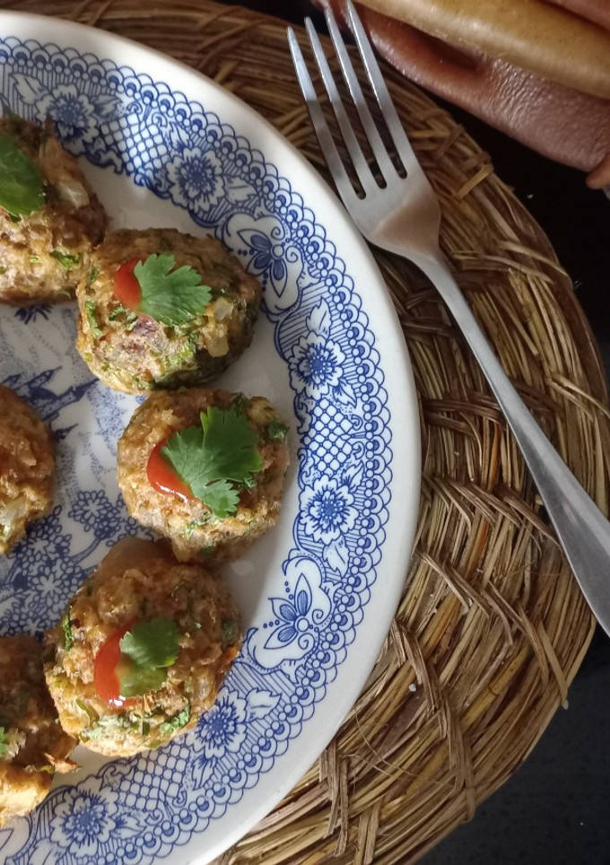 Una foto de Albóndigas de Cochayuyo al Horno