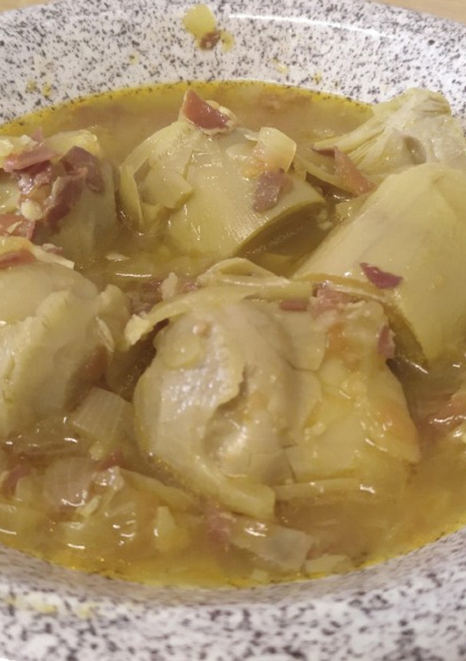 Una foto de Alcachofas Guisadas en 15 minutos