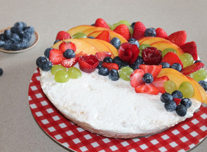 Foto di Cheesecake con yogurt e frutta fresca