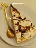 Dos tartas con una masa banana split//arándanos..👏🏽