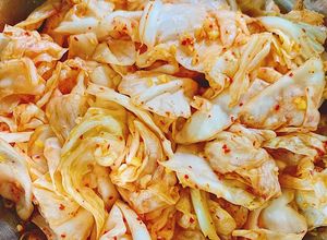 Hình của món Kim chi bắp cải.