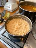 Frijoles fritos con chile güero