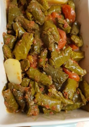 صورة لوصفة ورق عنب (دوالي)