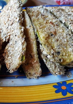 Una foto de Milanesa de zapallitos