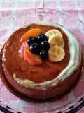 Flan de arándanos.🫐🫐
