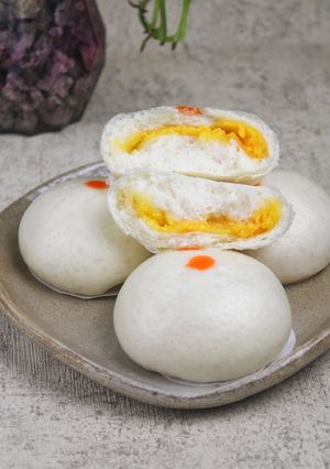 Foto resep Bakpao Telur Asin