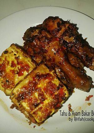 Foto resep Tahu & Ayam Bakar Bumbu Pedas