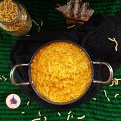 A picture of Gathiya ki Sabzi.