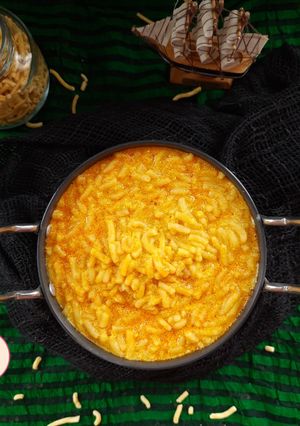 A picture of Gathiya ki Sabzi.