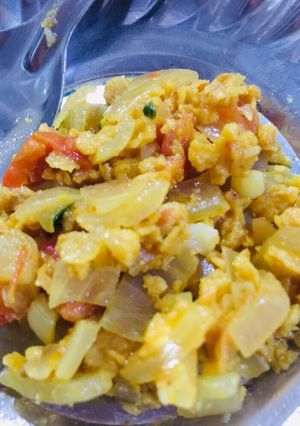 A picture of Soyabeen ki bhurji.
