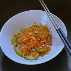 A picture of Crunchy Cucumber salad.