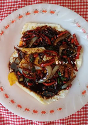 Foto resep Telur Ceplok Saus Kecap Pedas