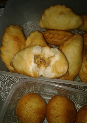Foto resep roti goreng isi tuna