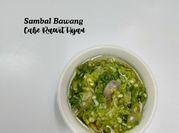 Gambar sambal bawang cabe rawit hijau