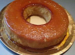 Una foto de Budín de pan licuado