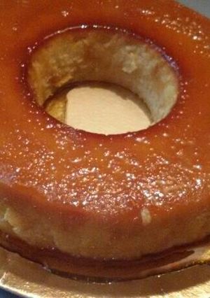Una foto de Budín de pan licuado