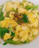 Canh mướp nấu trứng