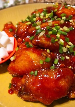 รูปของ ไก่ทอดซอสเกาหลี
