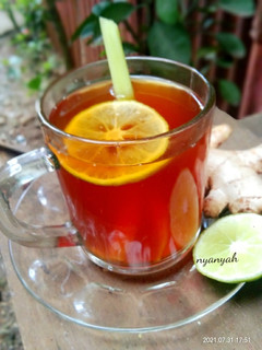 Foto resep Teh herbal pereda batuk-flu