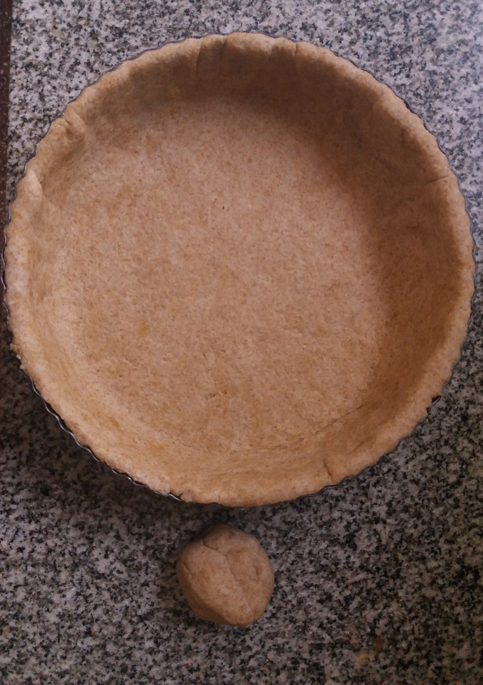 Una foto de Masa integral para tarta salada