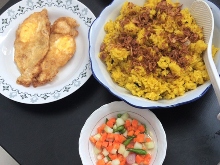 Wajib coba! Resep memasak Nasi minyak / samin bumbu Kuning Palembang  sempurna