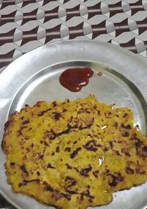 A picture of बेसन का चिल्ला.