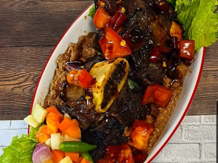 Cara Mudah Menyiapkan Resep 35. Konro bakar Anti Ribet, Lezat Sekali