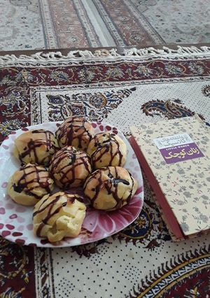 عکسی از دستور نان خامه ای
