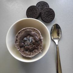 A picture of Oreo Biscuit Ice-cream 😋.