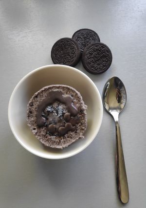 A picture of Oreo Biscuit Ice-cream 😋.