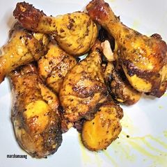 A picture of Moroccan Roast Chicken Drumsticks.